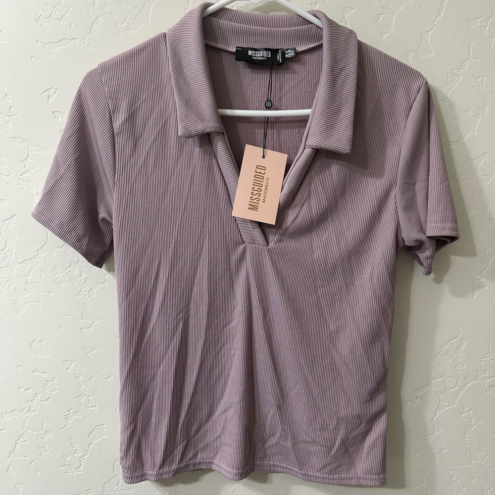 Missguided Maternity NWT Purple Top